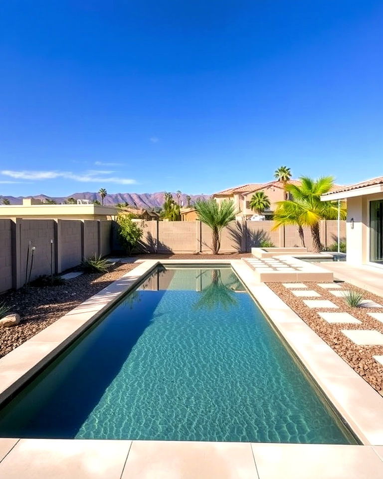 reflective pools backyard landscaping - 25 Las Vegas Backyard Landscaping Ideas