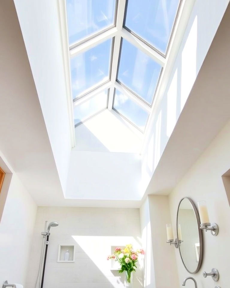 reverse tray ceiling with a skylight - 20 Reverse Tray Ceiling Idea
