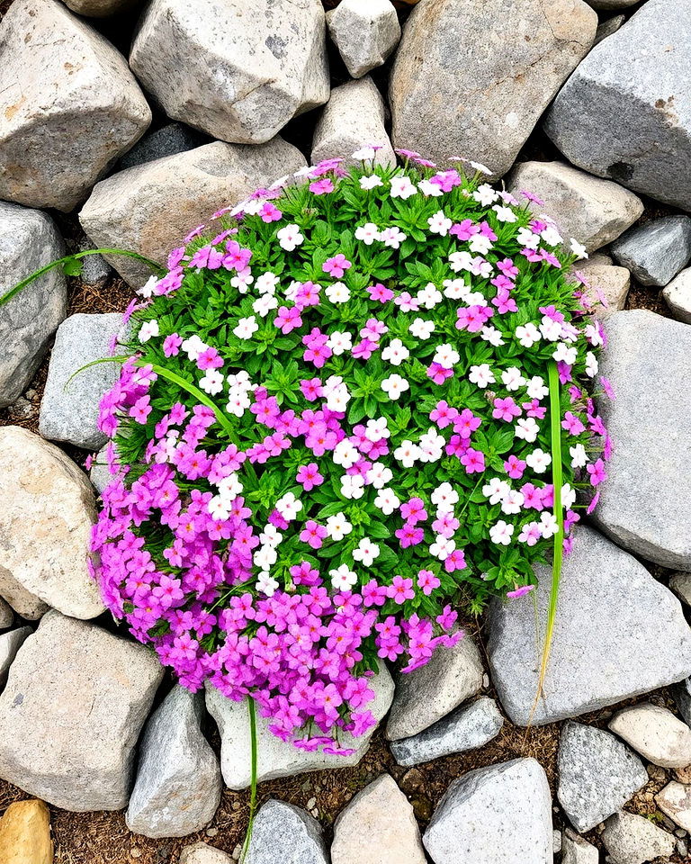 rock garden creeping phlox landscaping - 15 Creeping Phlox Landscaping Ideas