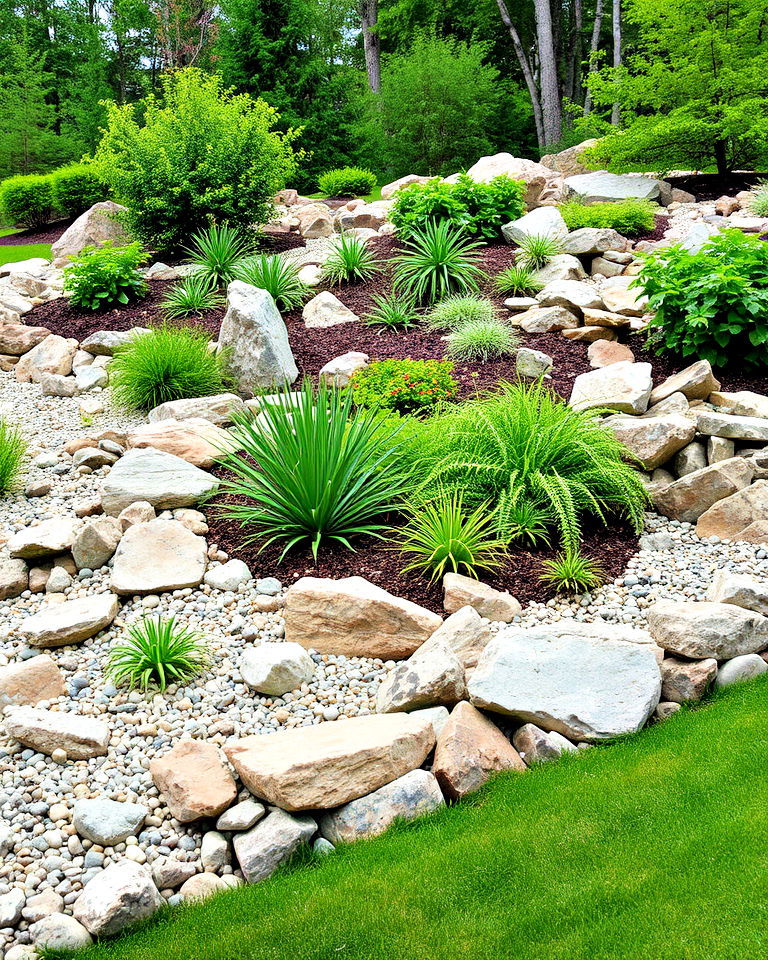 rock gardens for sloping landscapes - 15 Sloping Garden Design Ideas