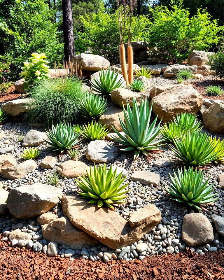 rock gardens with succulents for georgia landscapes - 15 Georgia Landscaping Ideas