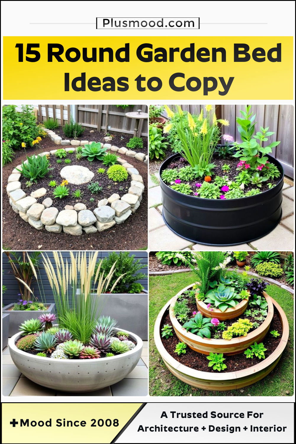 round garden bed ideas