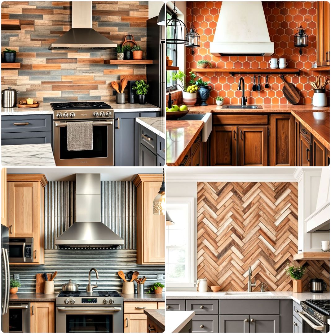 rustic backsplash ideas