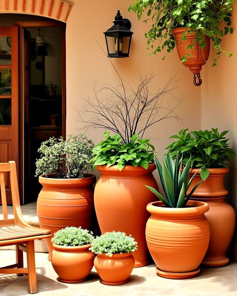 rustic charm terracotta accents - 15 Rustic Italian Decor Ideas