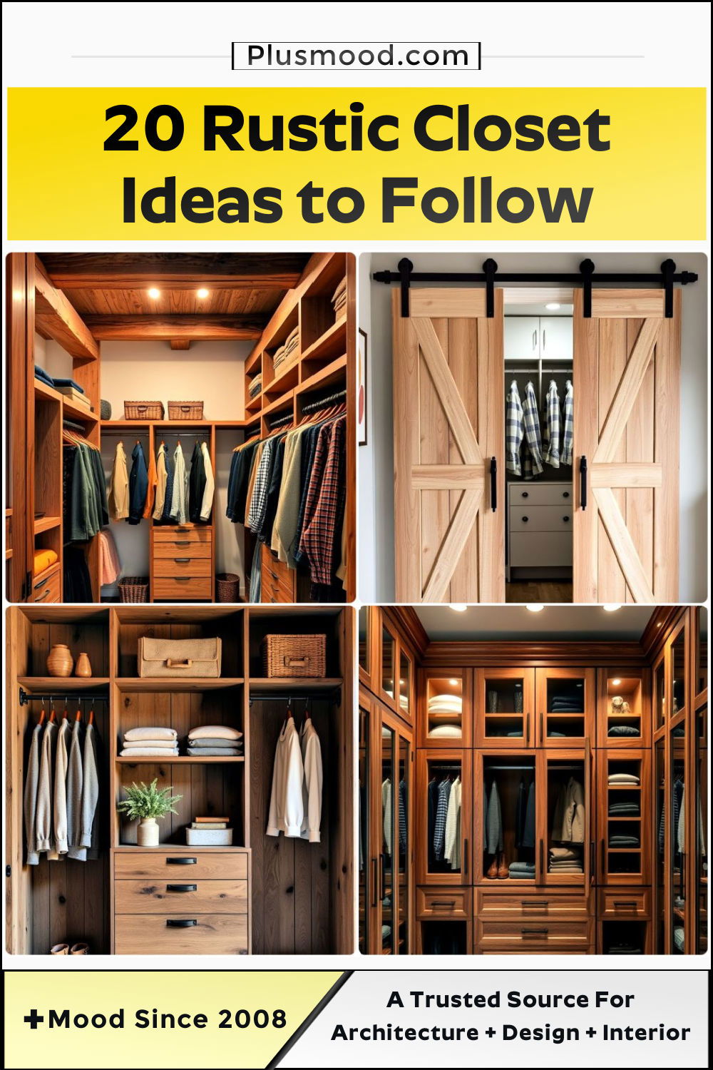 rustic closet ideas to copy