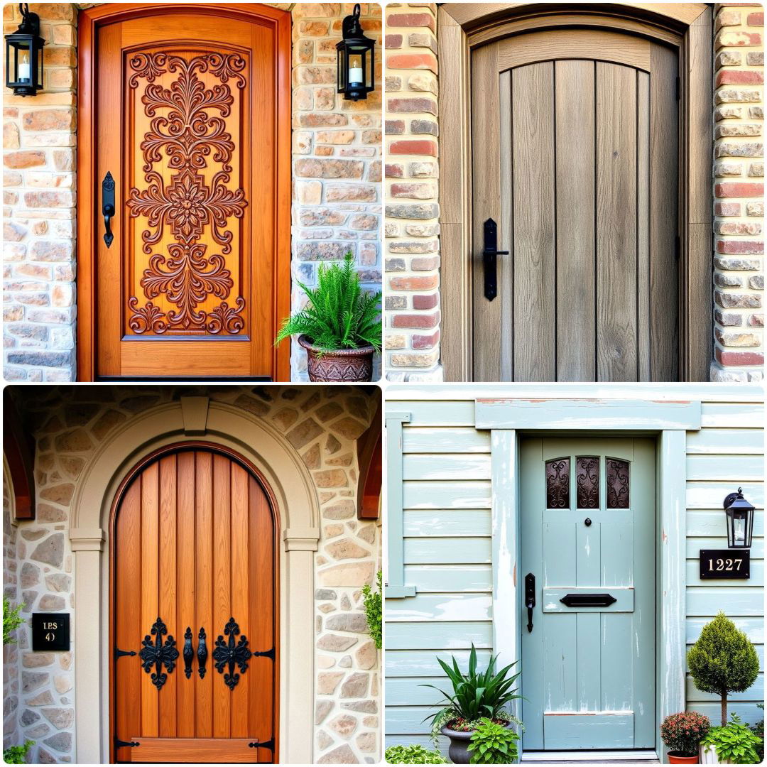 rustic front door ideas