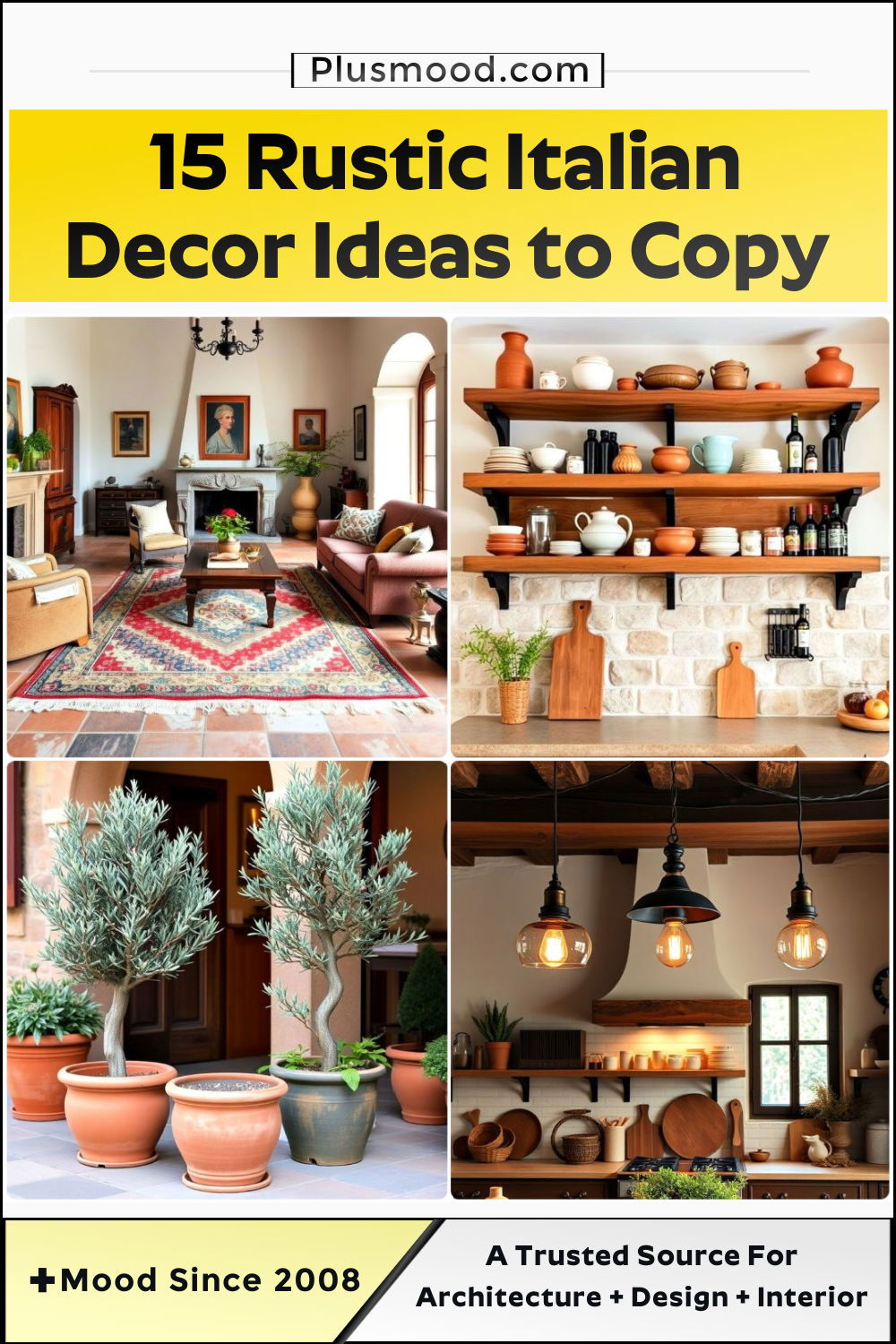 rustic italian decor ideas