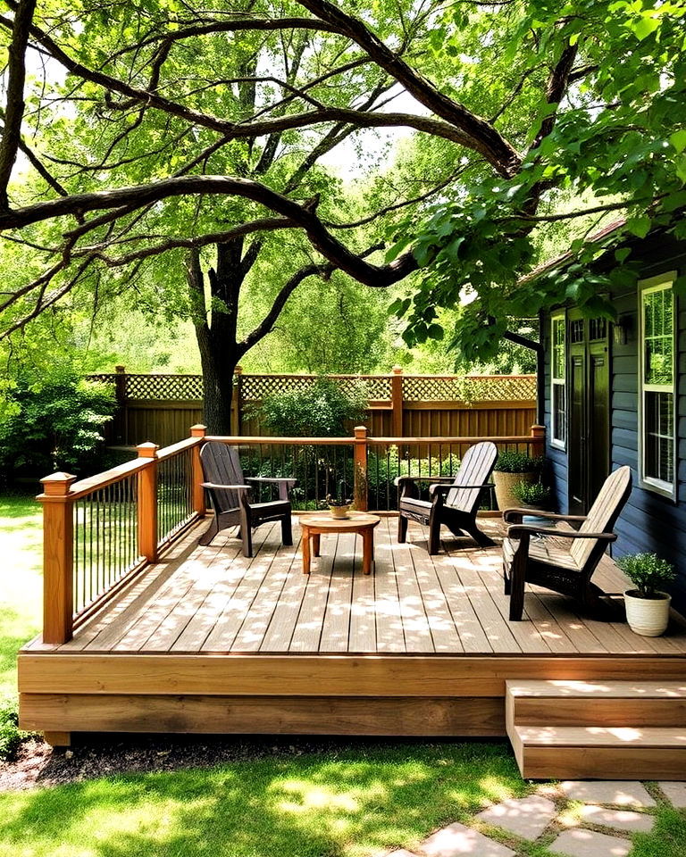 rustic platform deck - 25 Platform Deck Ideas