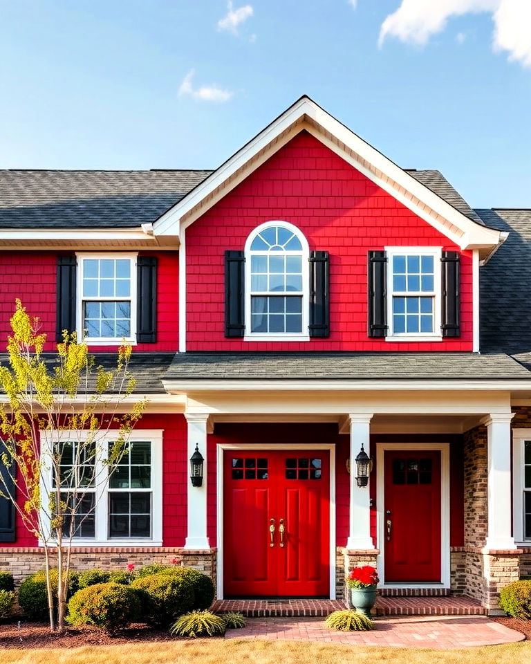 rustic red vinyl siding - 40 Vinyl Siding Colors