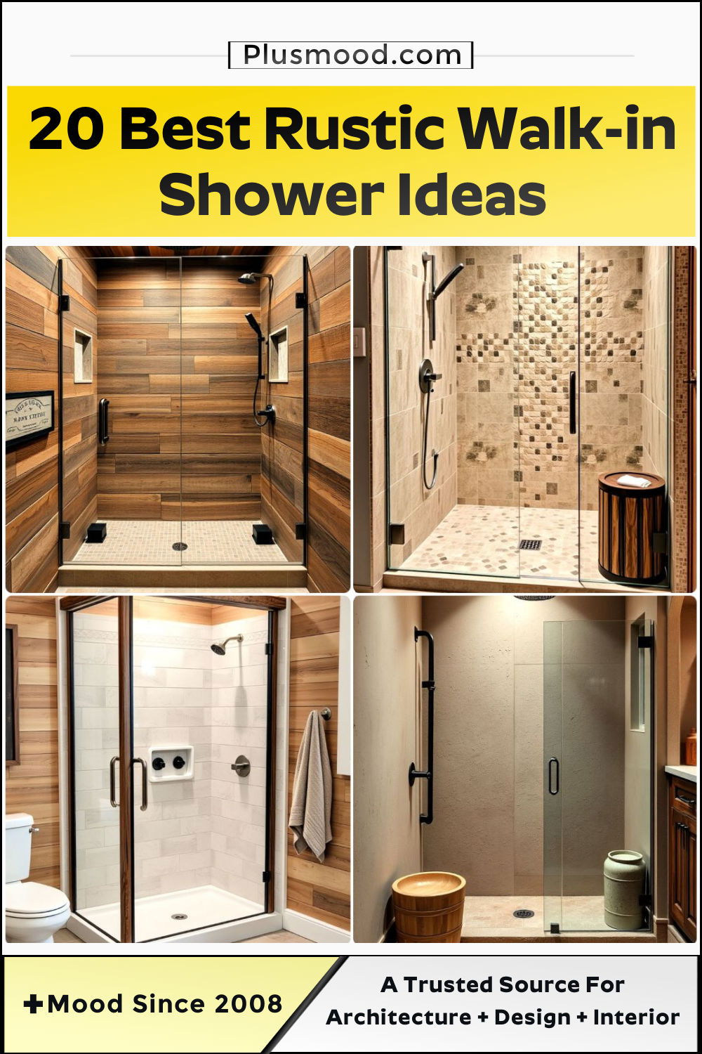 rustic walk in shower ideas to follow