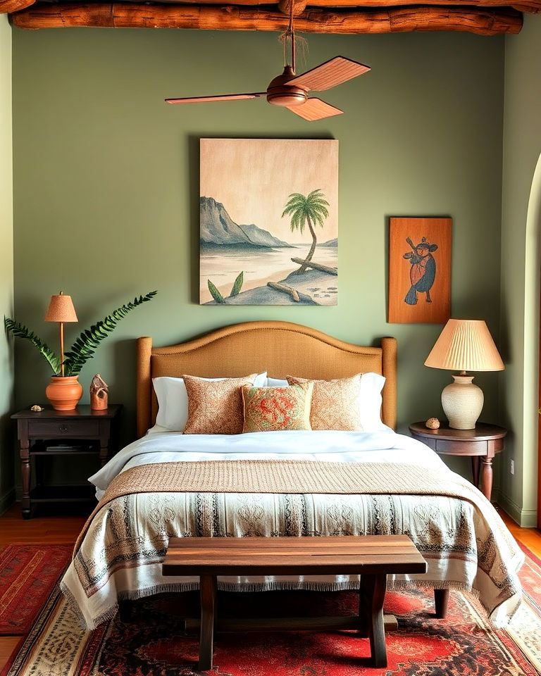 sage green mexican interior paint color - 20 Mexican Interior Paint Colors
