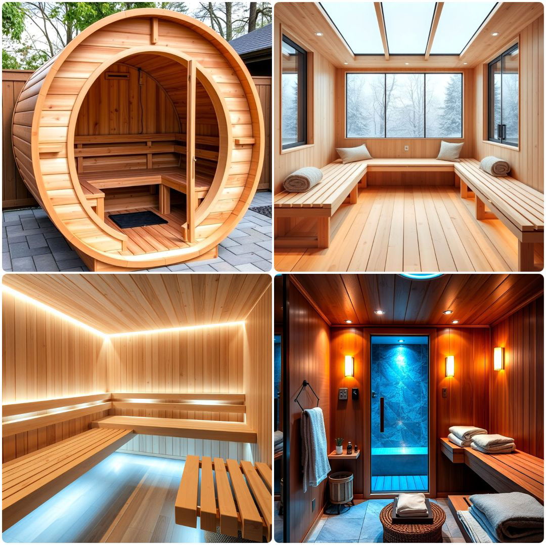 sauna room design ideas