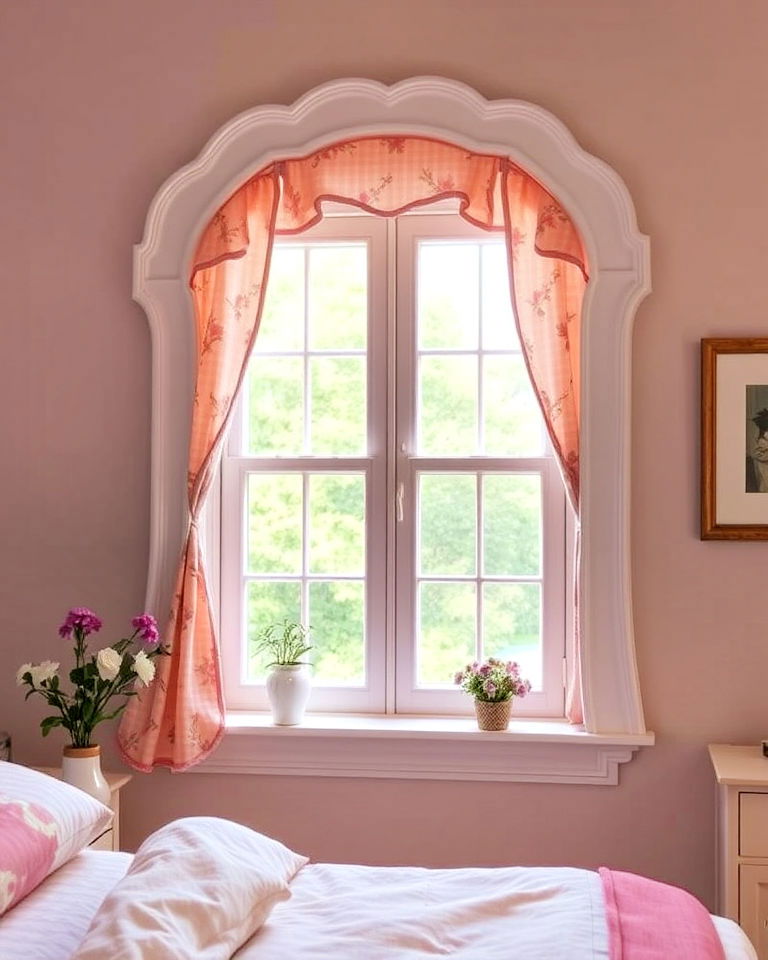 scalloped window trim for cottage style homes - 30 Window Trim Ideas