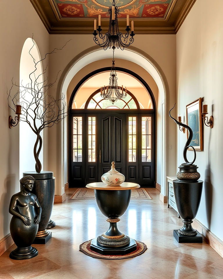 sculptural decor pieces italian interior design - 25 Italian Interior Design Ideas