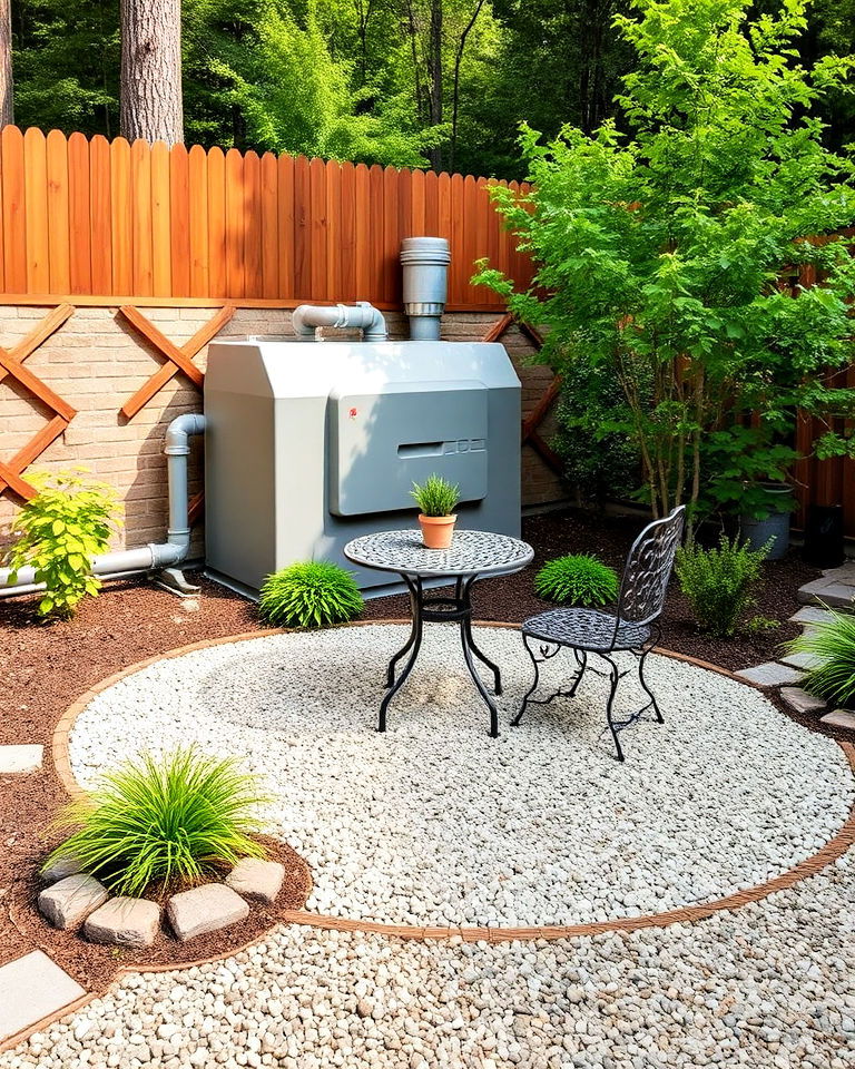 septic tank into gravel patio - 20 Septic Tank Landscaping Ideas