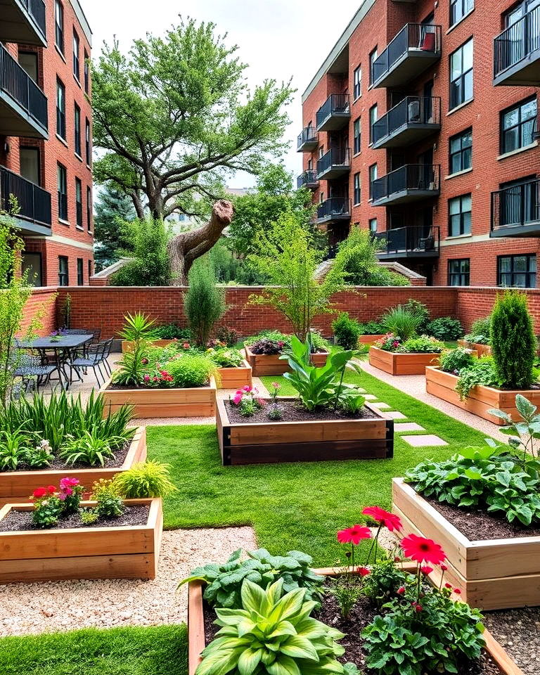 shared garden spaces condo landscaping - 15 Condo Landscaping Ideas