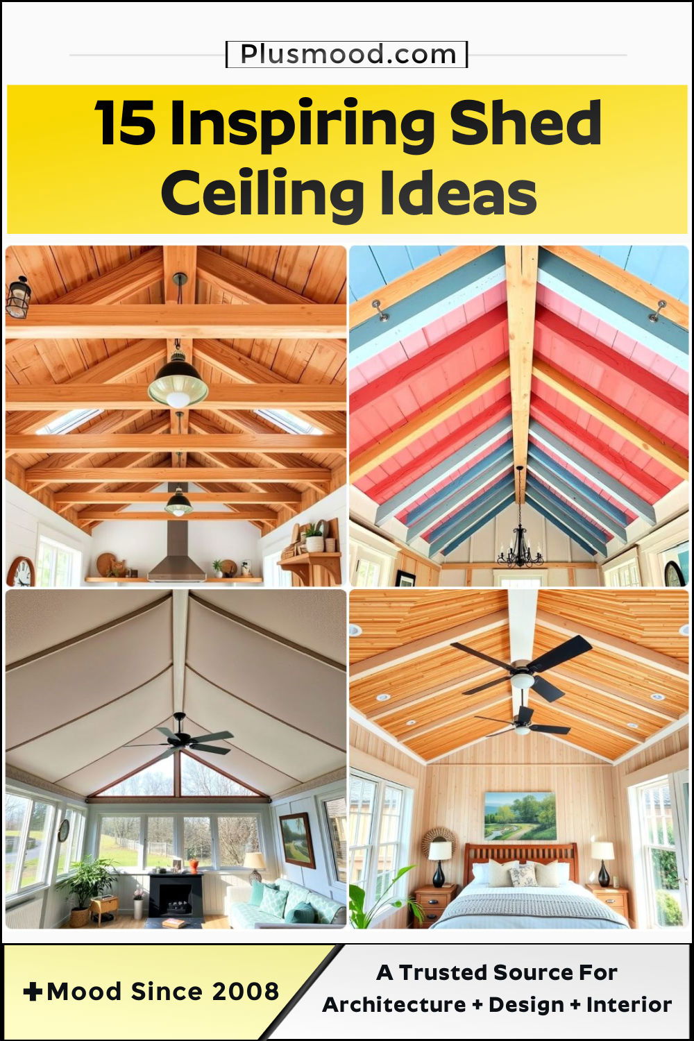 shed ceiling ideas