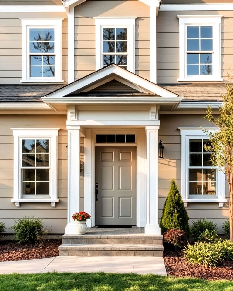 sherwin williams accessible gray and beige exterior paint - 15 Greige Paint Colors for Exteriors