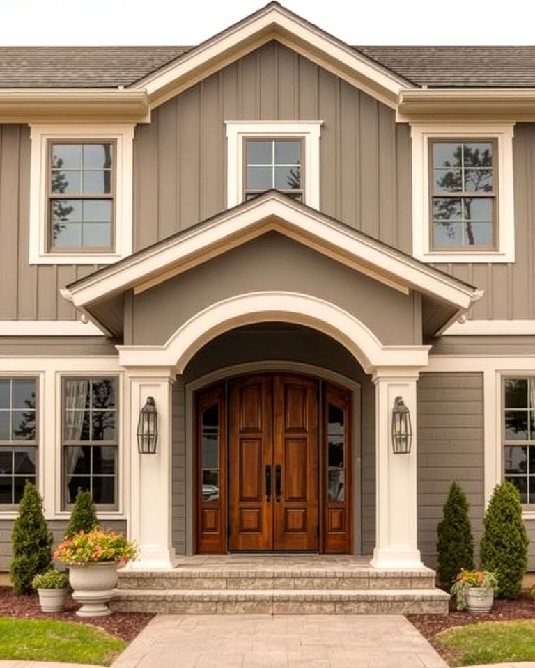 sherwin williams perfect greige paint colors for exteriors - 15 Greige Paint Colors for Exteriors