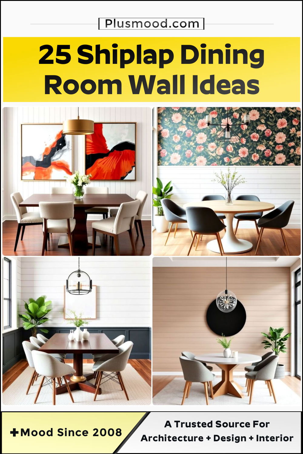 shiplap dining room wall ideas