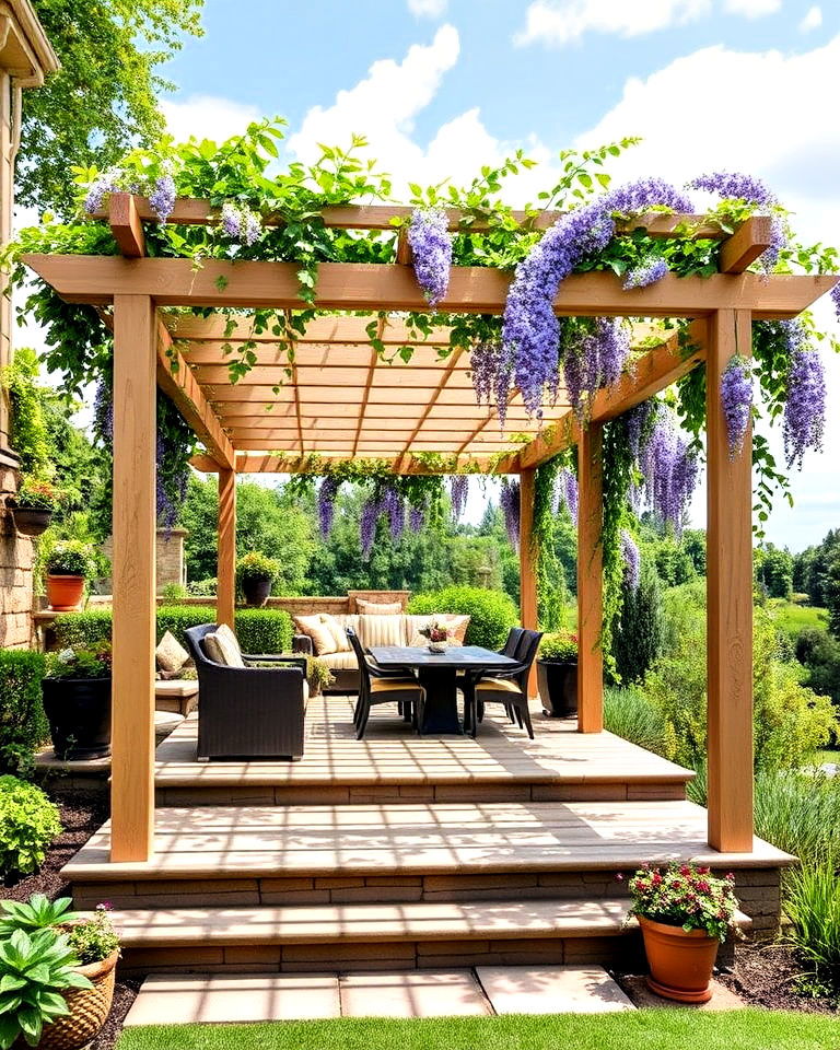 sloped pergolas garden design - 15 Sloping Garden Design Ideas