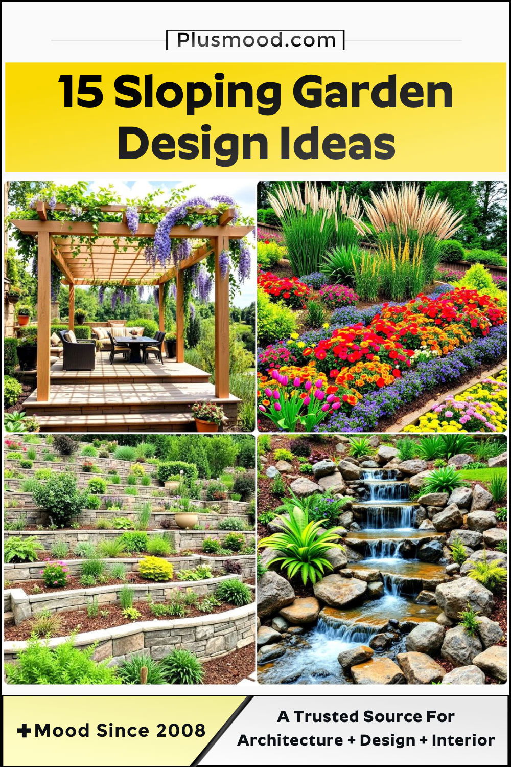 sloping garden design ideas