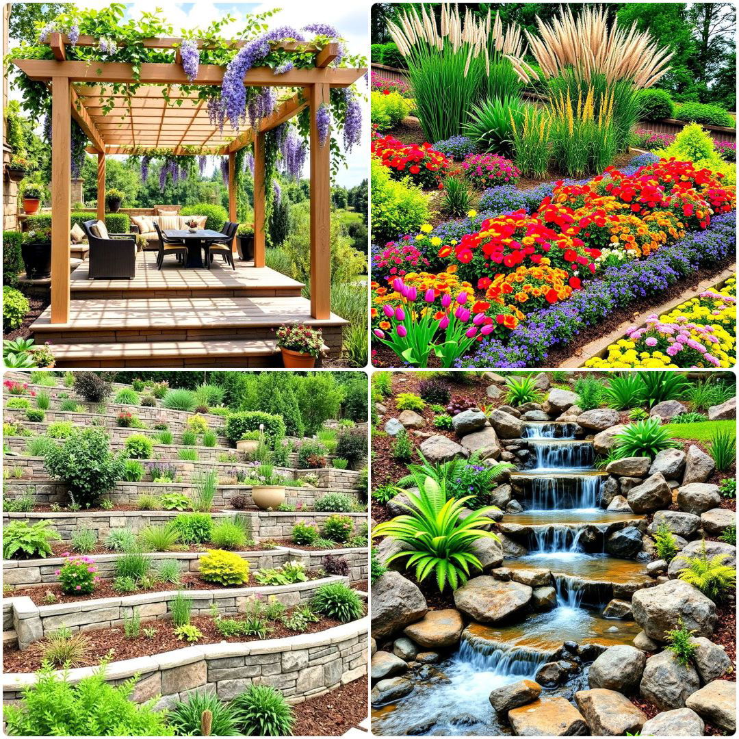 sloping garden ideas