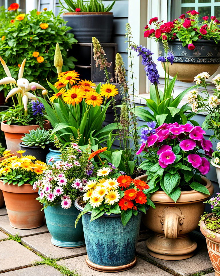 small space container garden - 15 Spring Garden Ideas