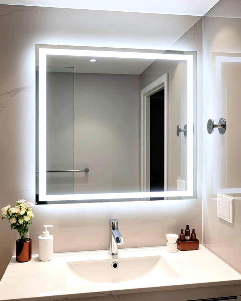smart mirrors with built in technology - 30 Dream Bathroom Ideas