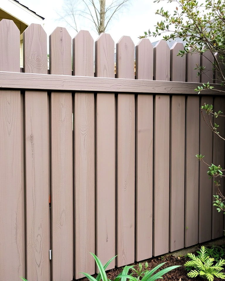 smokey taupe fence stain color - 25 Fence Stain Colors