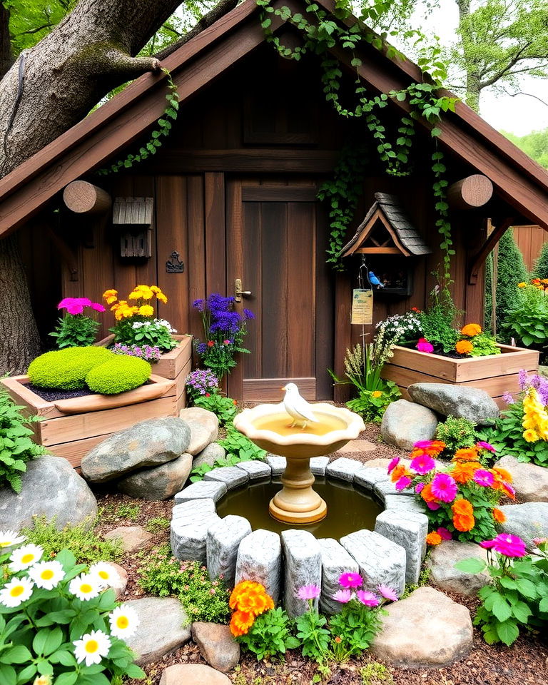 snow whites cottage garden - 15 Disney Garden Ideas