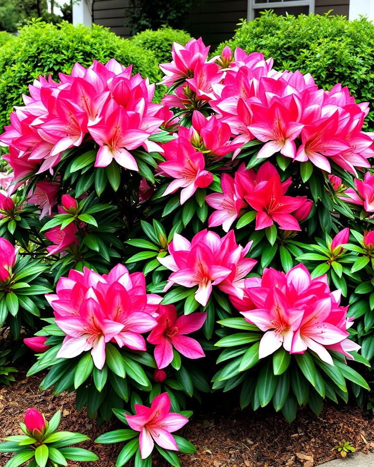 southern style garden with azaleas - 15 Georgia Landscaping Ideas