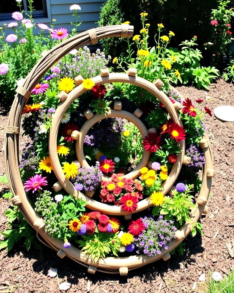 spiral garden for pollinators - 25 Spiral Garden Design Ideas