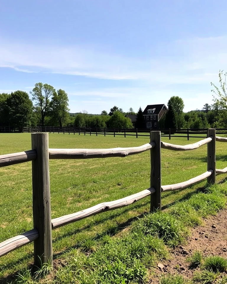 split rail fence for large properties - 40 Types of Fences