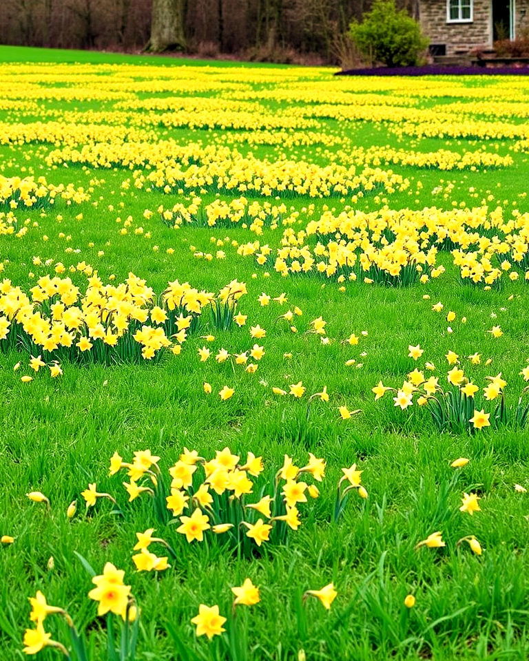 spring lawn carpets - 15 Daffodil Garden Ideas