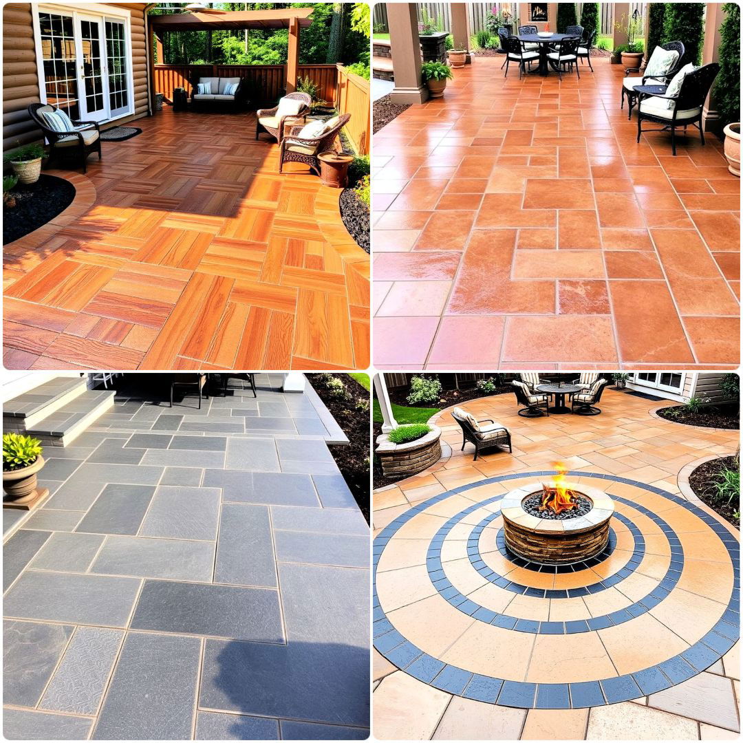 stamped concrete patio ideas