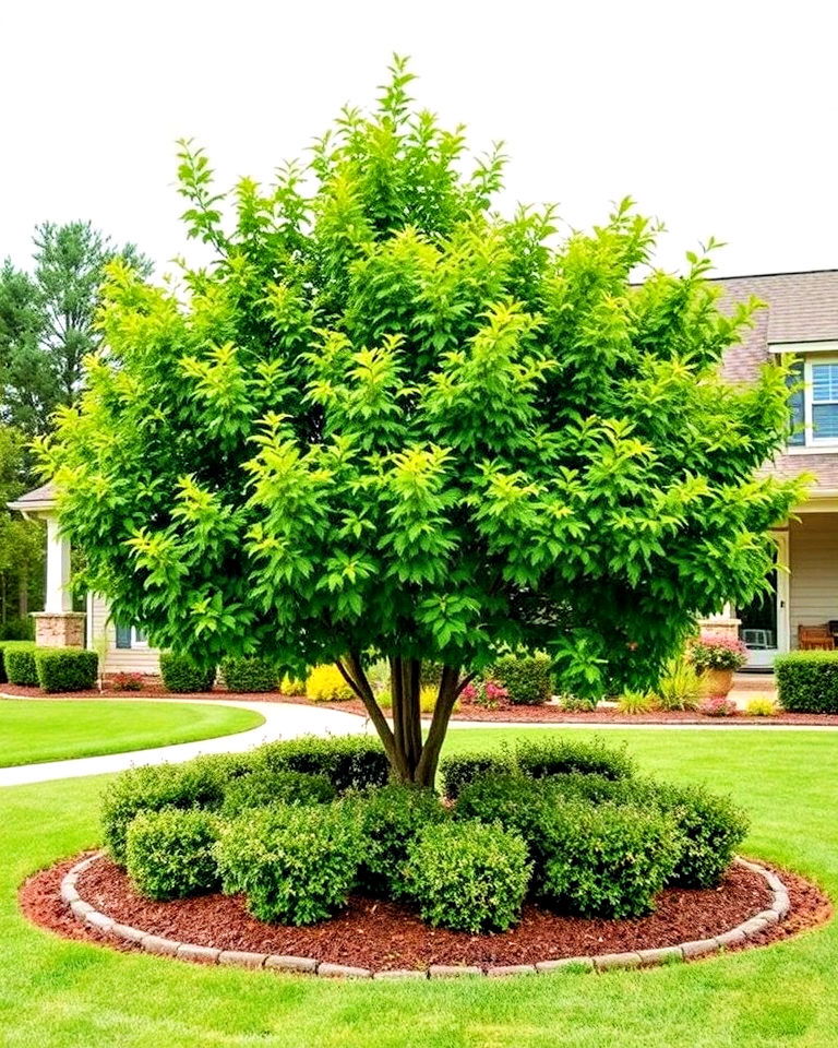 statement trees or shrubs front yard landscaping - 15 Large Front Yard Landscaping Ideas