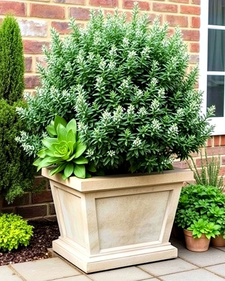 stone planter boxes for durability - 25 Planter Box Ideas
