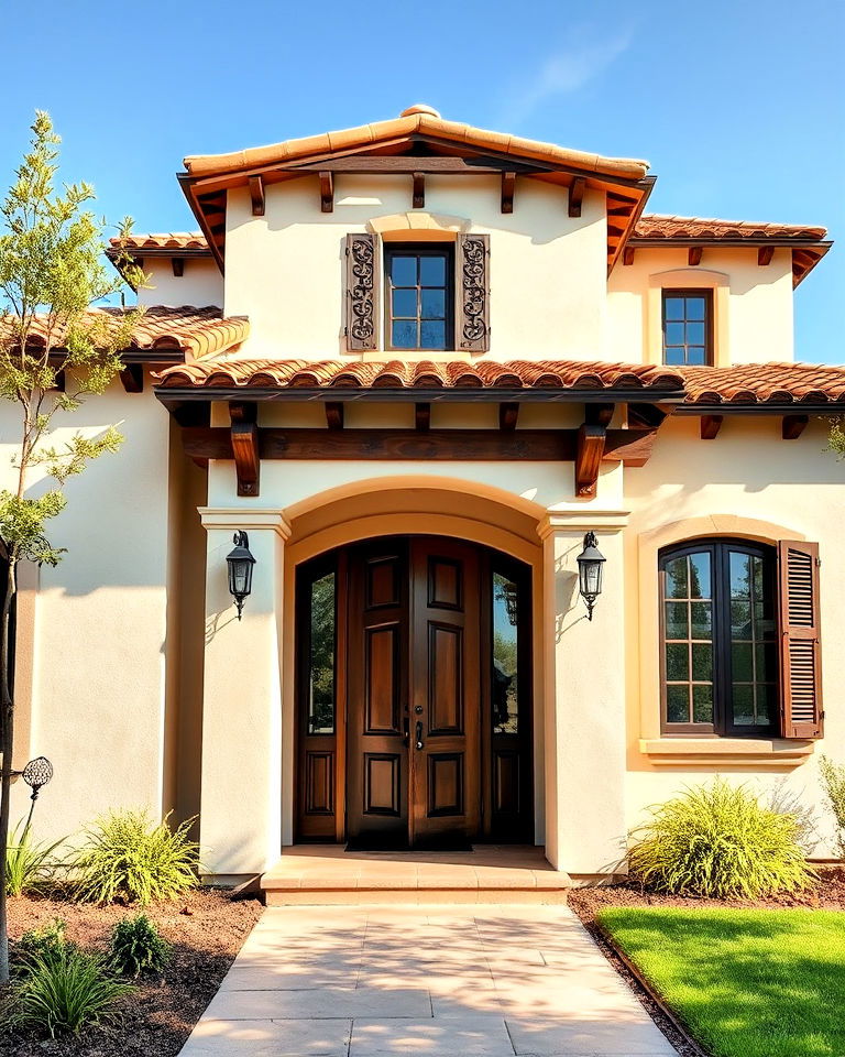 stucco facades to mediterranean exteriors - 25 Mediterranean House Exterior Ideas