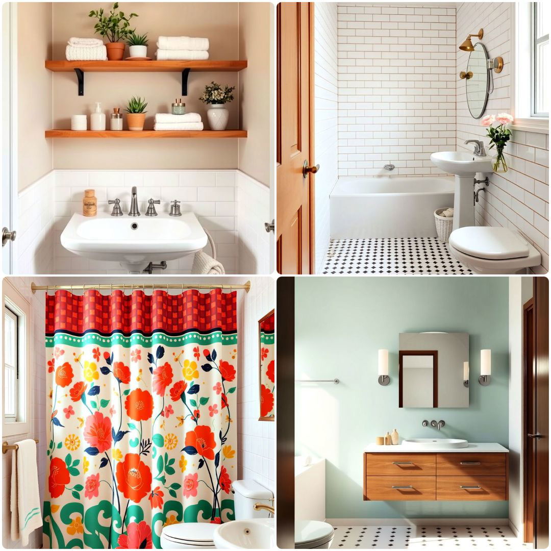 25 1950s Bathroom Ideas for Vintage Retro Home Decor