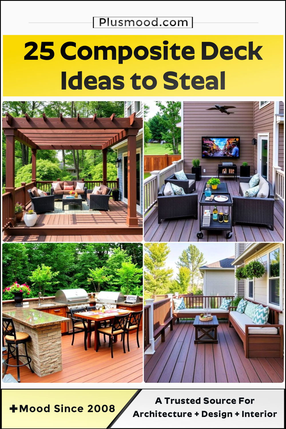 stunning composite deck ideas