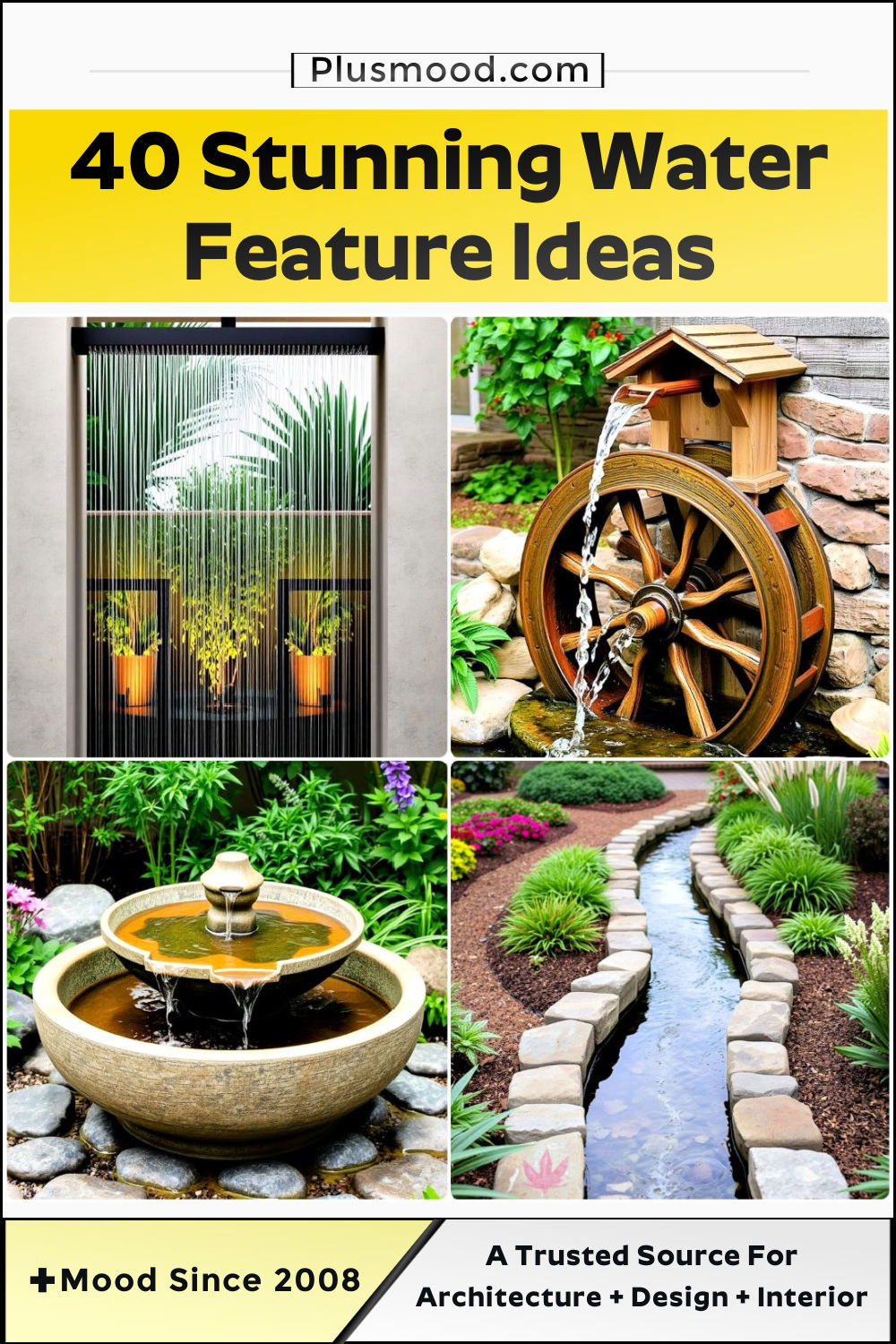 stunning water feature ideas