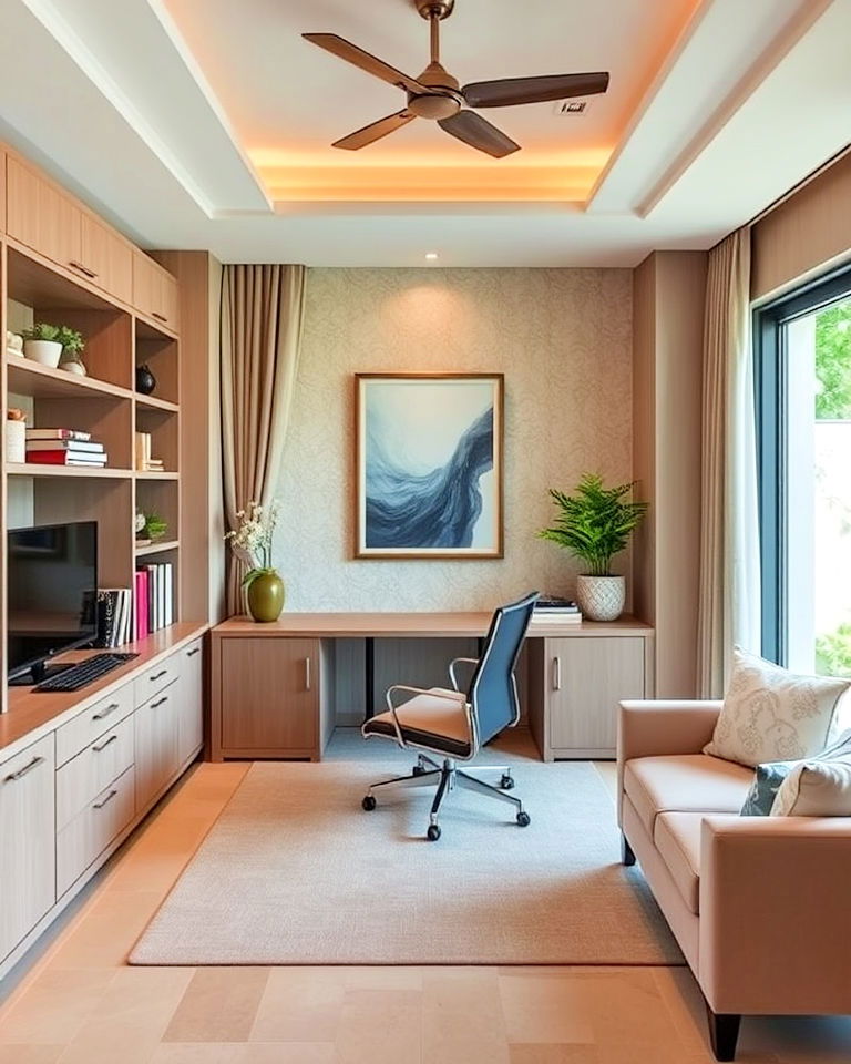 stylish private home offices - 15 Villa Interior Design Ideas