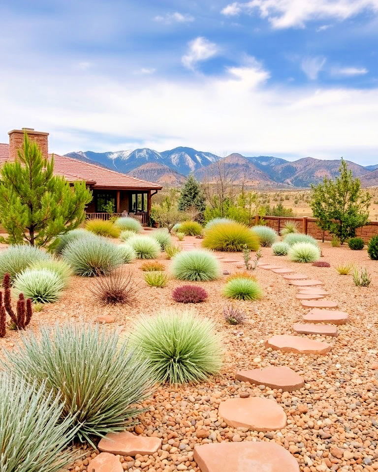 stylish xeriscaping with native plants - 25 Colorado Landscaping Ideas