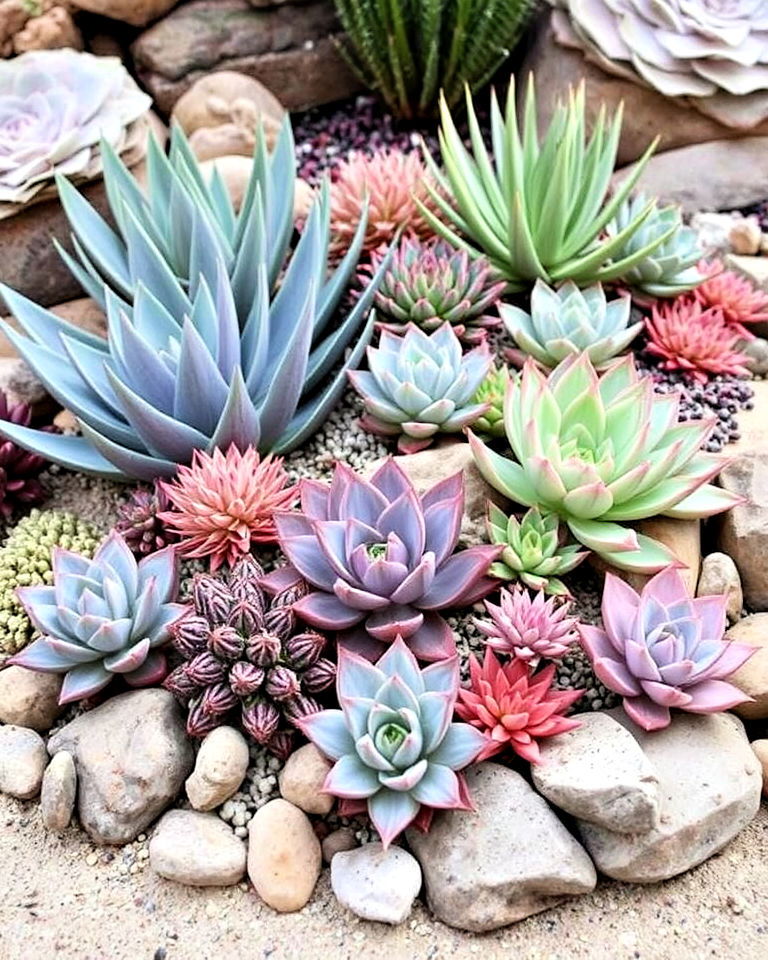 succulent gardens for coastal landscaping - 25 Coastal Landscaping Ideas