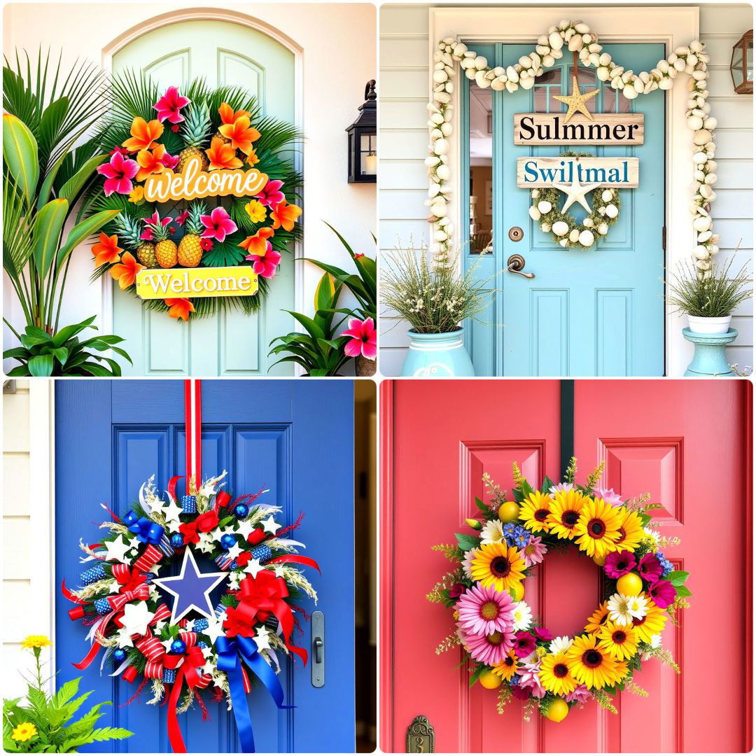 summer door decoration ideas
