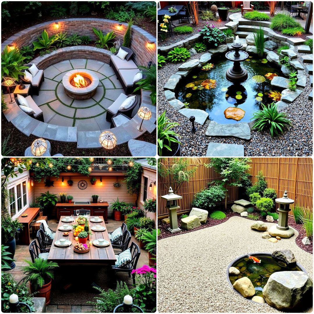 sunken garden ideas