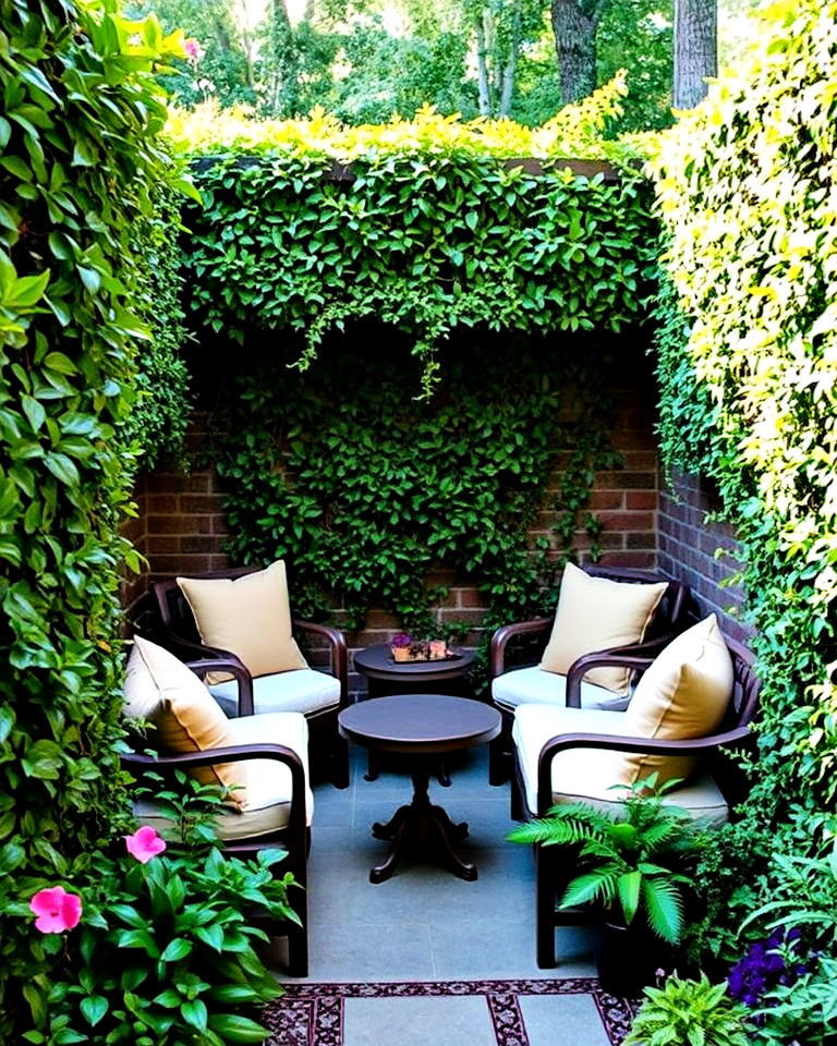 sunken garden with hidden seating nooks - 15 Sunken Garden Ideas