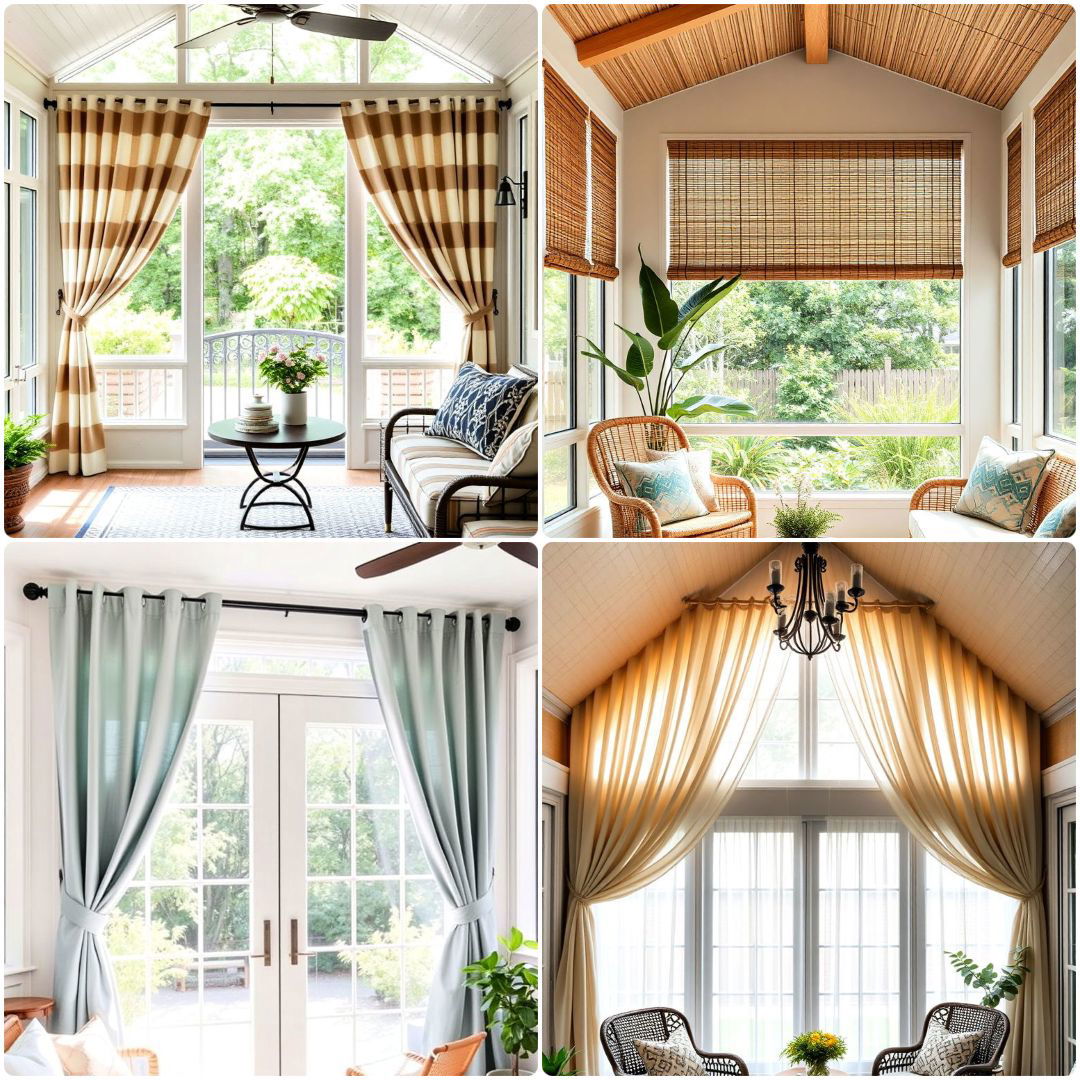 20 Sunroom Curtain Ideas to Enhance Your Outdoor Living Space