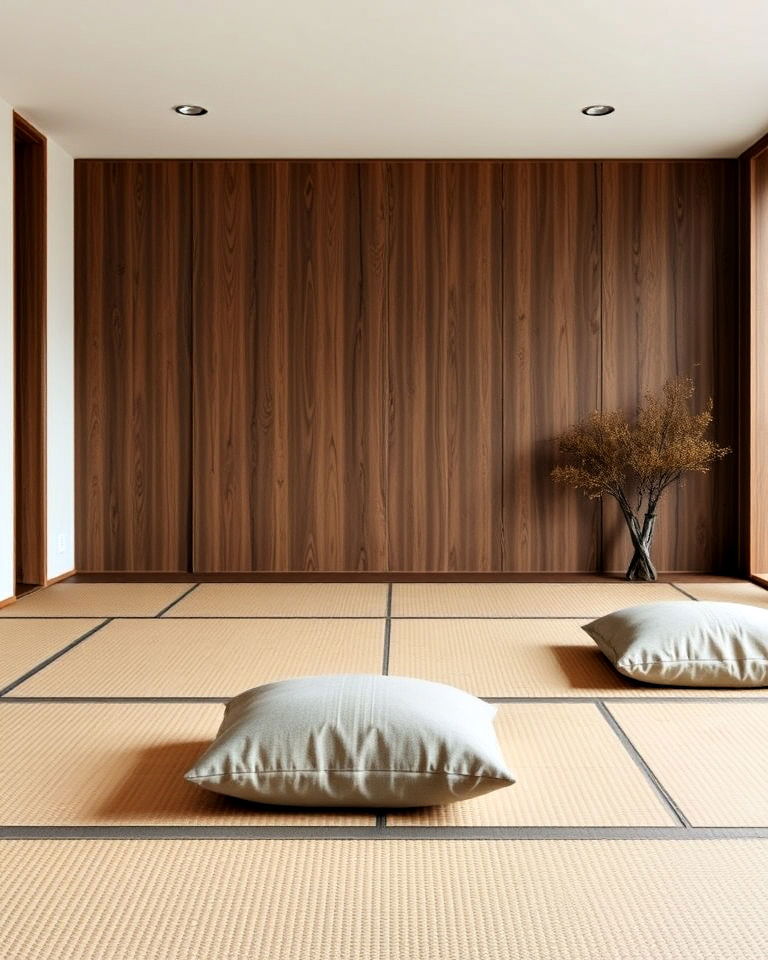 tatami mats with cushions - 30 Floor Seating Ideas